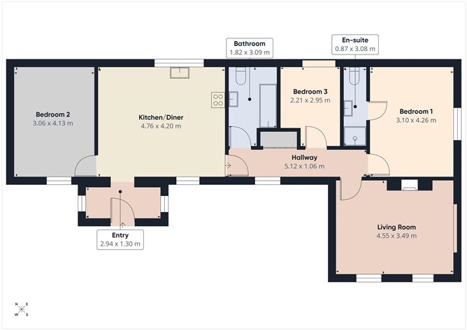 Floor plan — Carraig Na Sí, Rathnafushogue, Hacketstown, Carlow