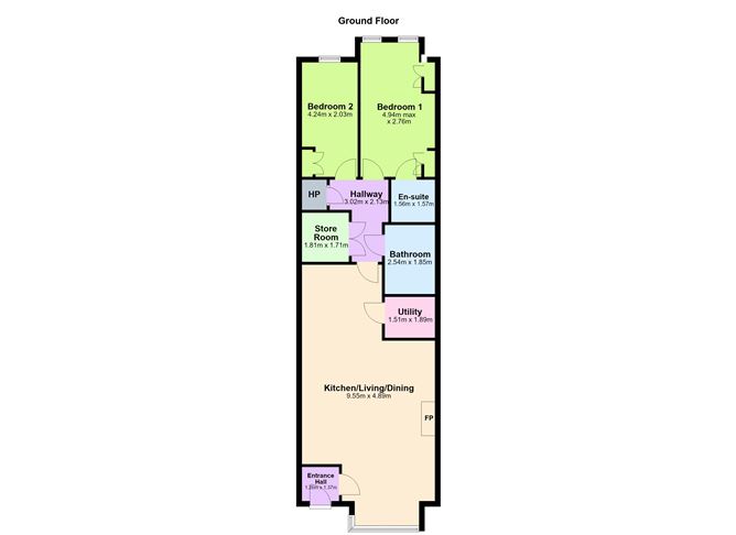 Floor plan — 33 Stillorgan Gate, Kilmacud, Dublin 14