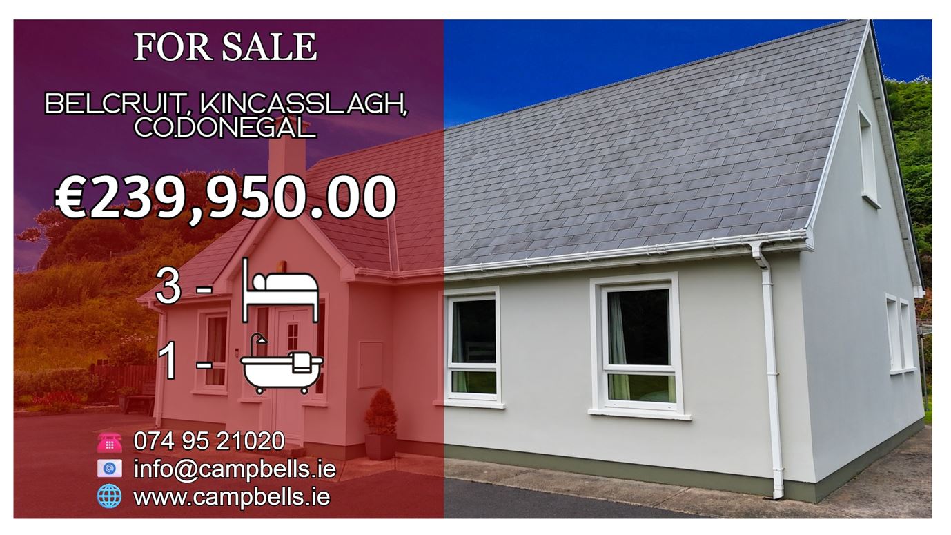 Belcruit, Kincasslagh, Donegal