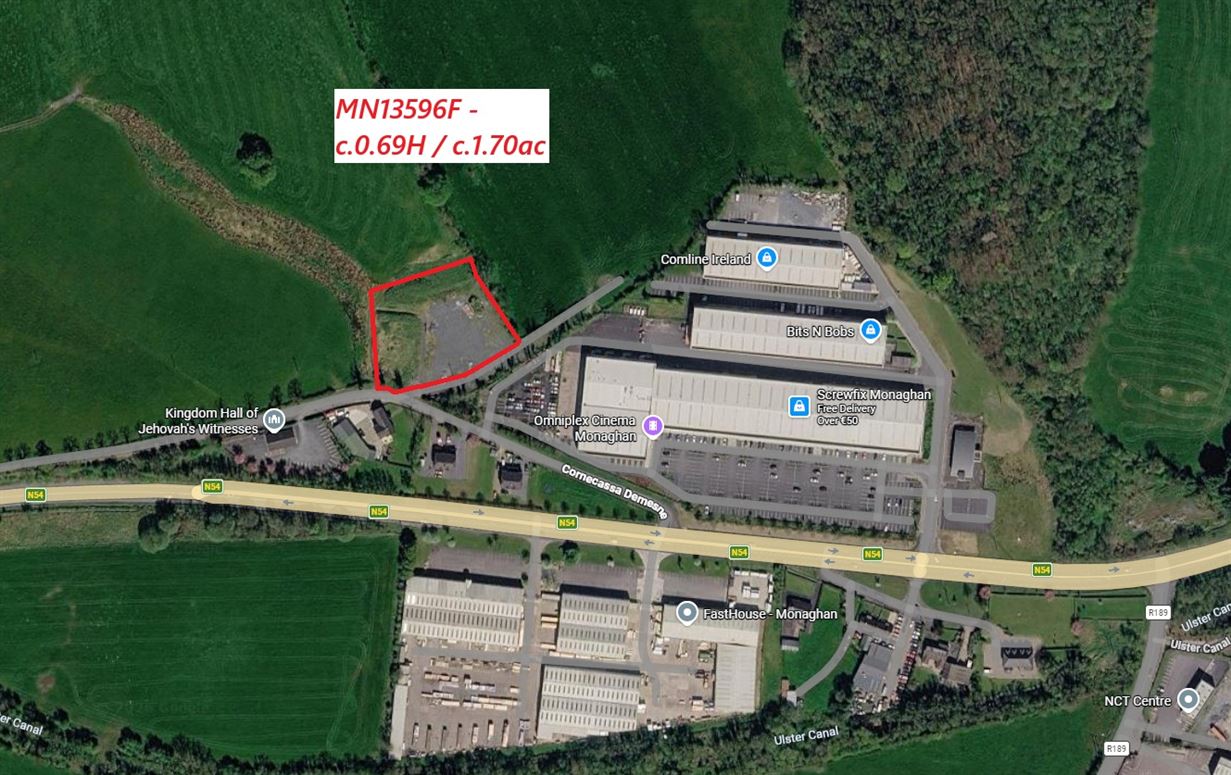 Zoned Development Lands with F.P.P, Cornacassa, Monaghan Town, Monaghan