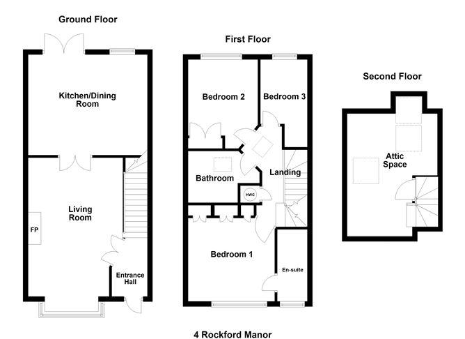 Floor plan — 4 Rockford Manor, Stradbrook Road, Blackrock, County Dublin