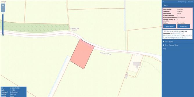 .27 Hectare / .66 Acre, Dalgin, Milltown, Tuam, Co. Galway