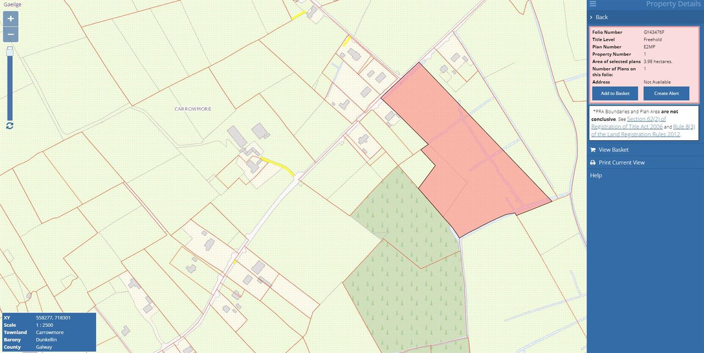 Carrowmore, Clostoken,, Loughrea, Galway