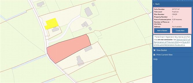 SITE With FPP, Cartronbower, Carra, Ballintubber, Co. Mayo