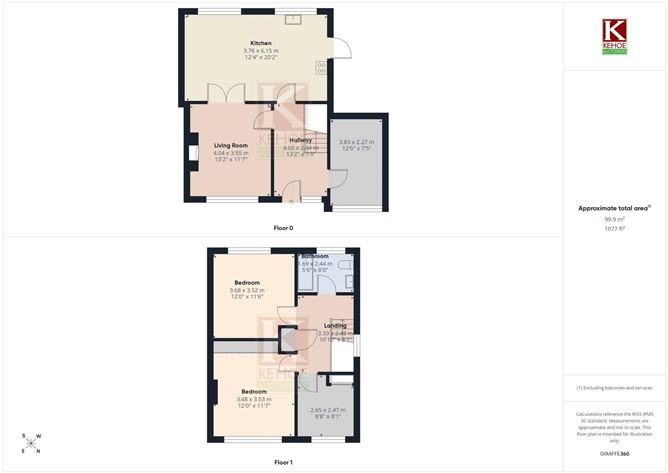 Floor plan — 23 Laurel Park, Pollerton, Carlow, County Carlow