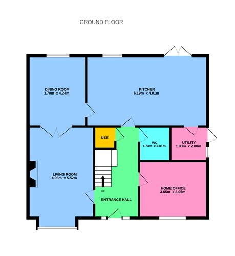 Floor plan — 15 Rocky Valley Crescent, Kilmacanogue, Co. Wicklow