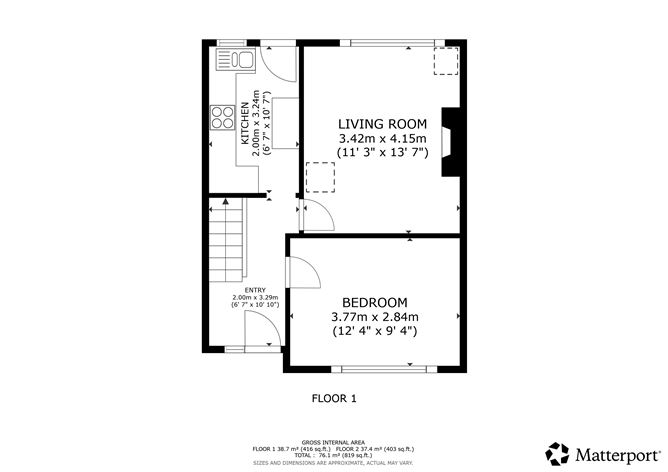 Floor plan — 30 Cooleen Avenue, Beaumont, Dublin 9
