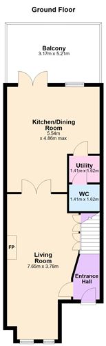 Floor plan — 44 Stillorgan Gate, Upper Kilmacud Road, Dublin 14