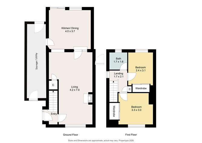 Floor plan — 105 Loreto Avenue, Rathfarnham, Dublin 14