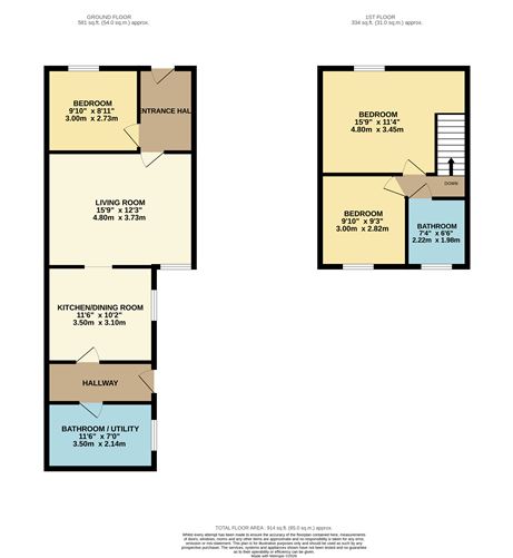 Floor plan — 93 Lally Road, Ballyfermot, Dublin 10