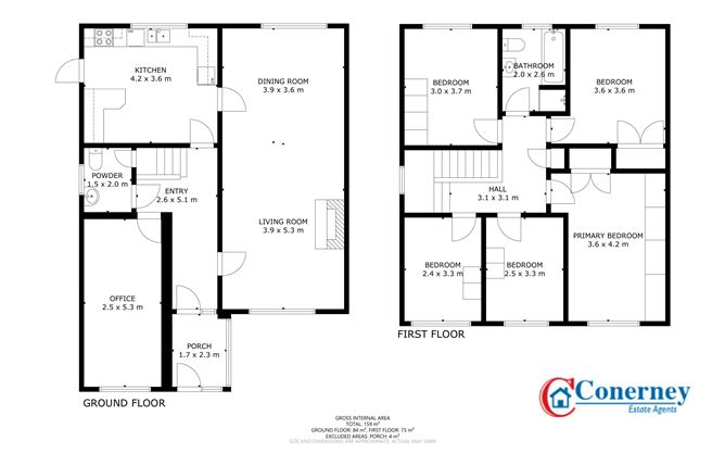 Floor plan — 11 Knockaire, Knocklyon, Dublin 16