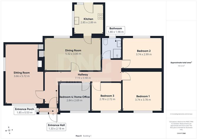Floor plan — Ballybought, Durrow, Tullamore, Co. Offaly