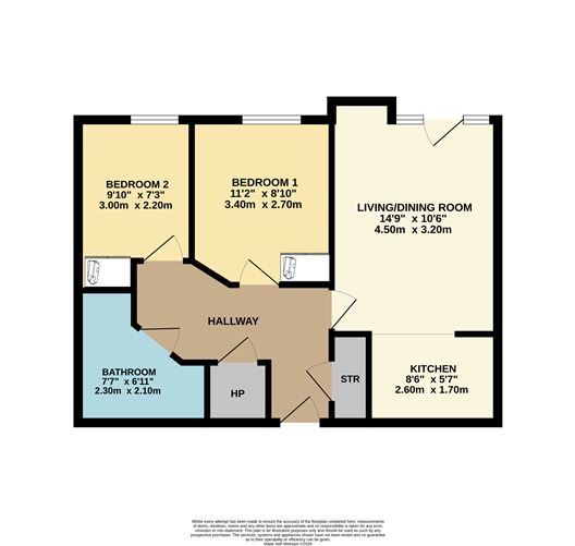 Floor plan — 9 Bolton Court, Block B, Bolton Street, Dublin 1
