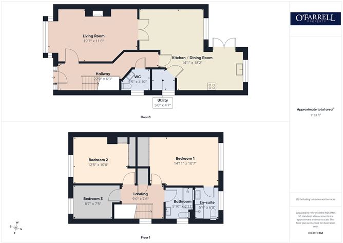 Floor plan — 46 Highfield Manor, Mullins Lane, Carlow , Carlow Town, Carlow