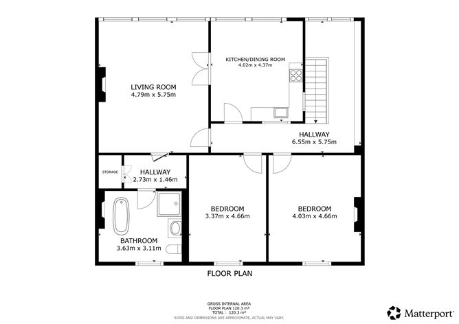 Apt 2, 89 George's Street Lower, Dun Laoghaire, Co. Dublin