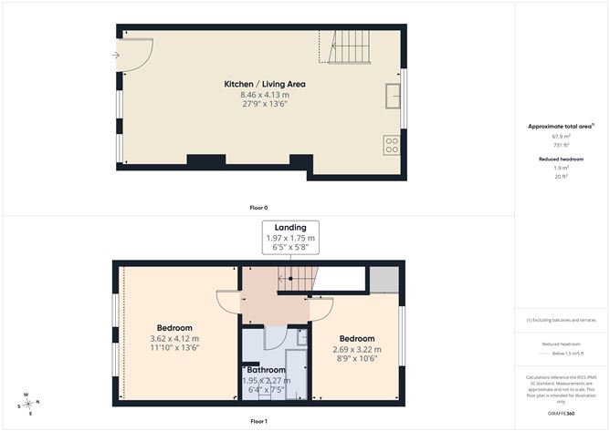 Floor plan — 3 Bridge Street, Kenmare, Co. Kerry
