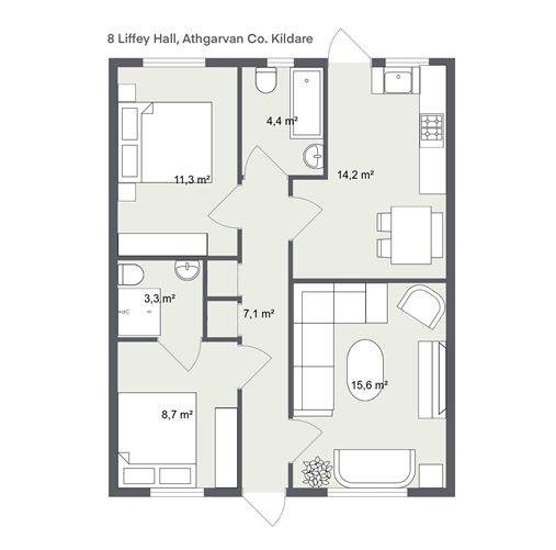 8 Liffey Mill, Liffey Mill Road , Athgarvan, Kildare