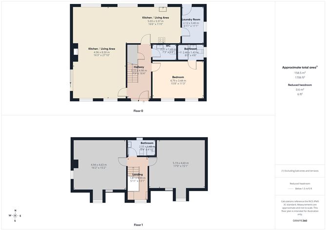 Floor plan — Gortagowan, Tahilla, Co. Kerry