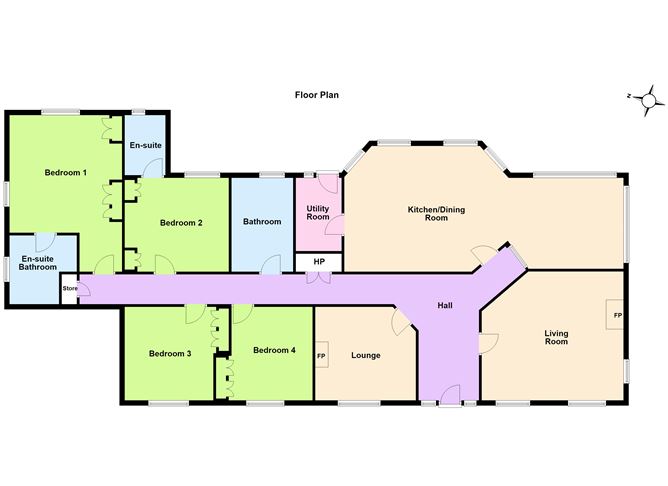 Floor plan — Ardevin, Cruagh Road, Rathfarnham, Dublin 16