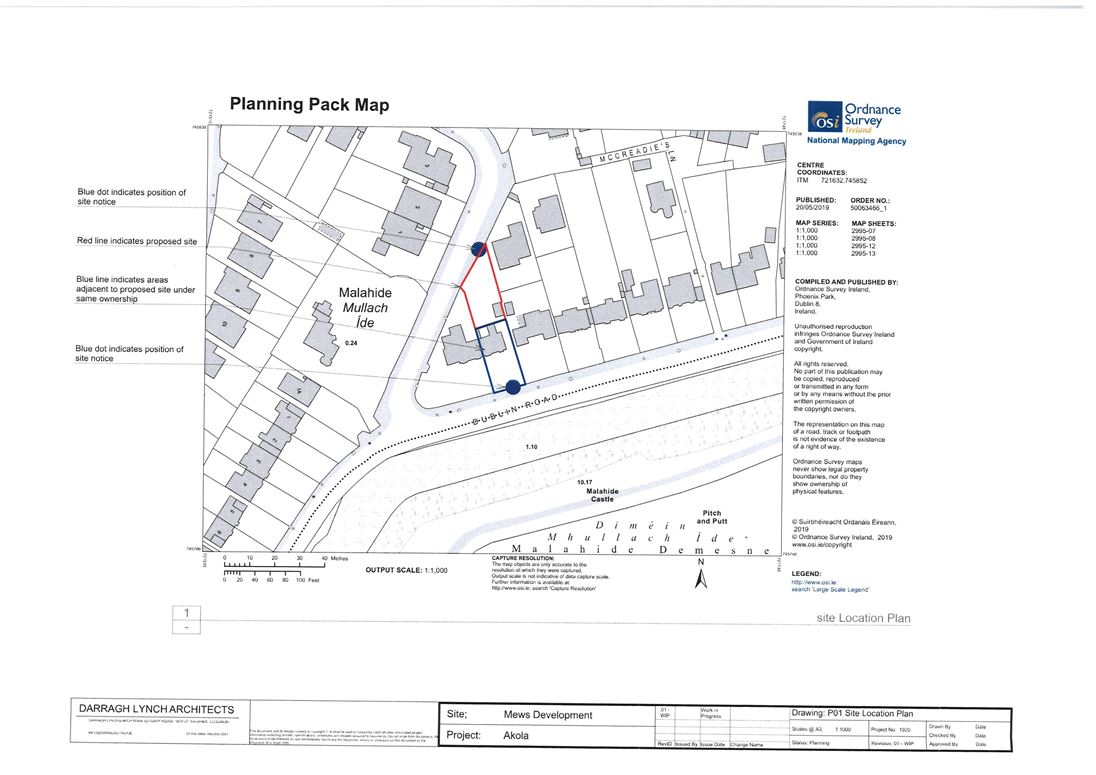 Site to Rear of Akola, Dublin Road, Malahide, County Dublin
