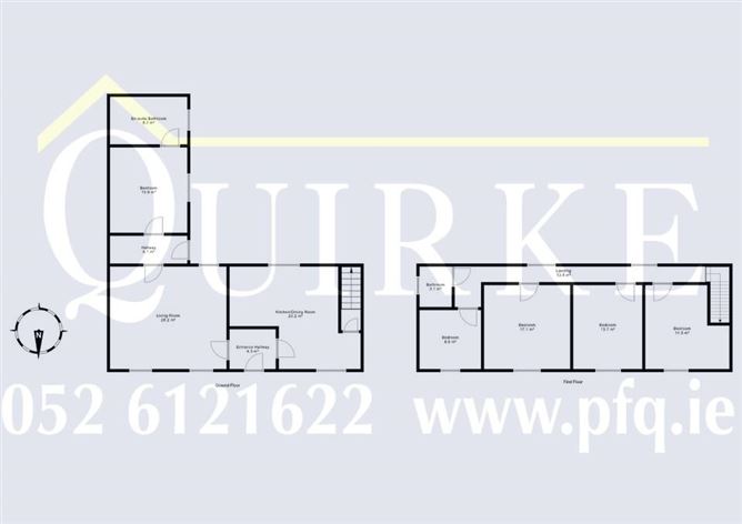 Floor plan — Moher, Ballyporeen, County Tipperary