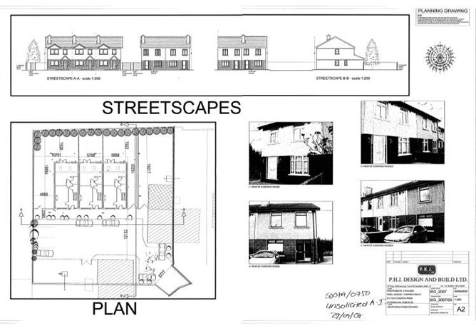 2 X Houses With FPP for 3 X Houses 6 Oldchurch Park, , Clondalkin, Dublin 22