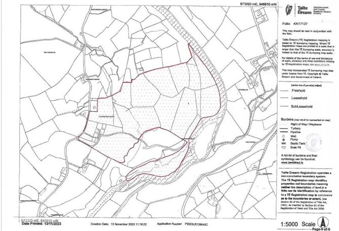Bungalow on c. 34.28 hectares at Clohastia, Borris, Carlow