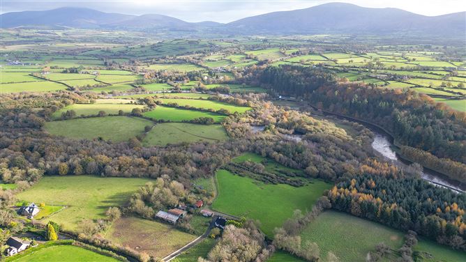 Bungalow on c. 34.28 hectares at Clohastia, Borris, Carlow