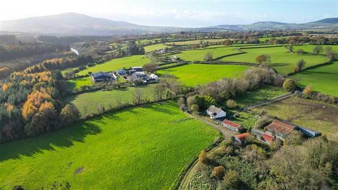 Bungalow on c. 34.28 hectares at Clohastia, Borris, Carlow