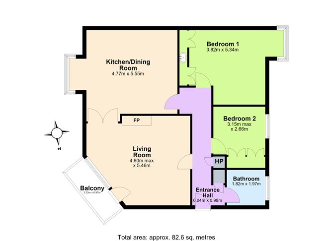 Floor plan — 9 Inishboffin, Bailey View, Dalkey, Co. Dublin