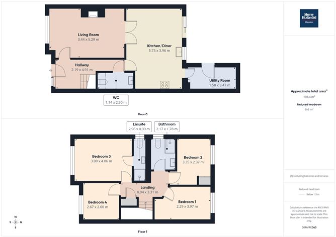 Floor plan — 85 Danesfort Drive, Loughrea, Co. Galway