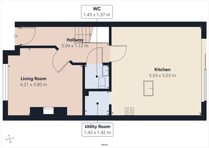 Floor plan — 44 Beresford Avenue, Donabate, County Dublin
