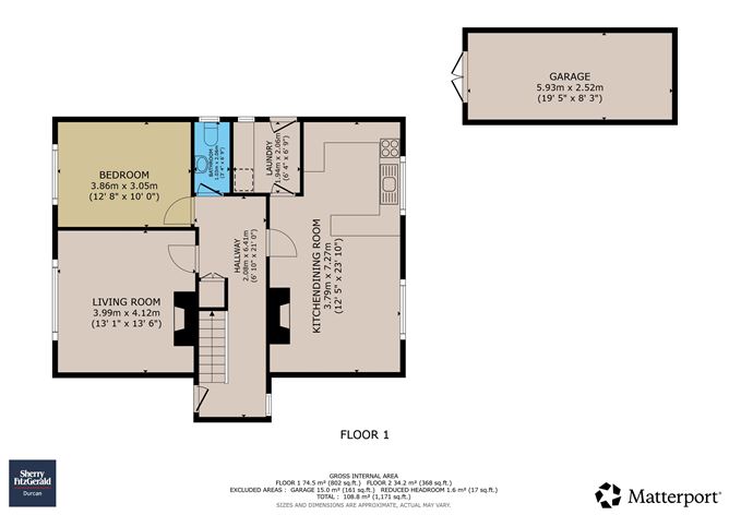 Floor plan — Saint Josephs, 63 Knockaphunta Park, Castlebar, Co. Mayo