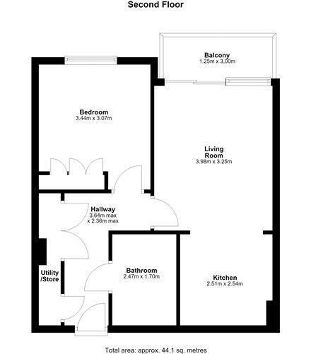 Floor plan — 17 The Telford Building, Heuston South Quater, Saint John's Road West, Dublin 8