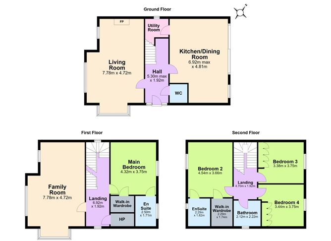 Floor plan — 4 Struan Glen, Kilternan, Dublin 18