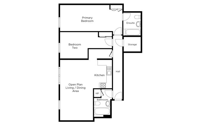 Floor plan — 110 St Attracta, Cabra, Dublin 7
