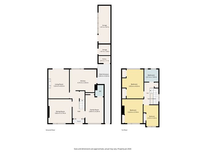 Floor plan — 90 Templeville Road, Templeogue, Dublin 6W