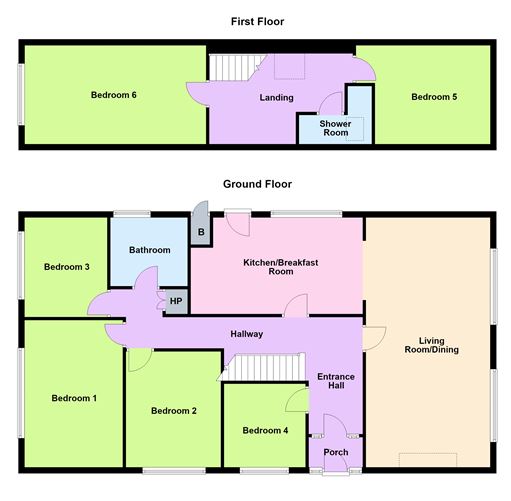 Floor plan — 10 Wyattville Park, Loughlinstown, Dublin