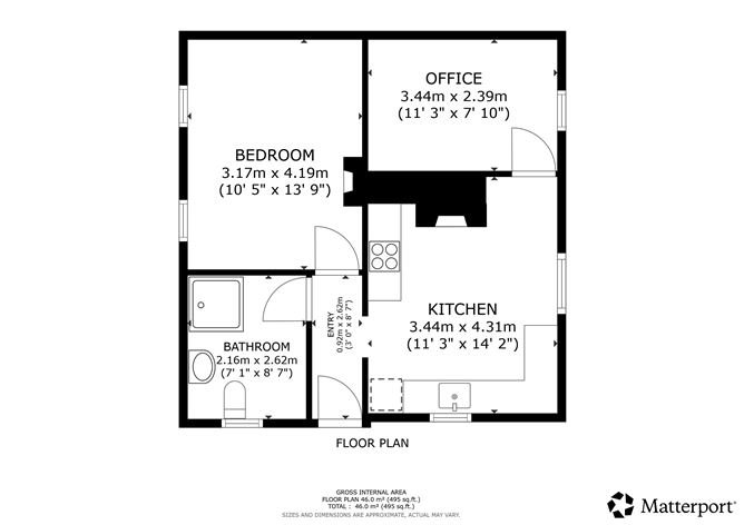 Floor plan — Drogheda Road, Collon, Louth