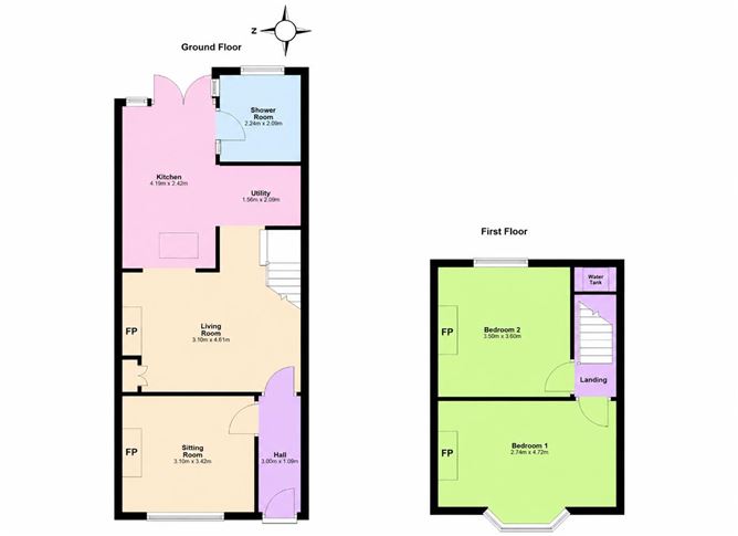 Floor plan — 21 Rialto Street , Dublin 8, Dublin