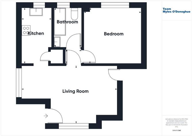 Floor plan — 315 Castlecurragh Heath, Mulhuddart, Dublin