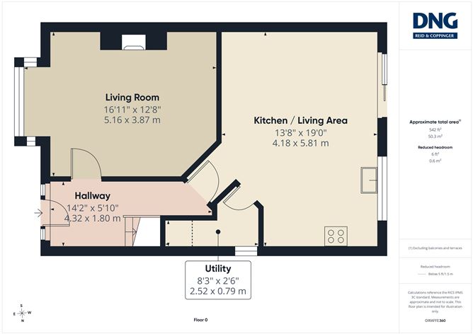 Floor plan — 68 The Croft, Clarinwood, Tramore, Co. Waterford