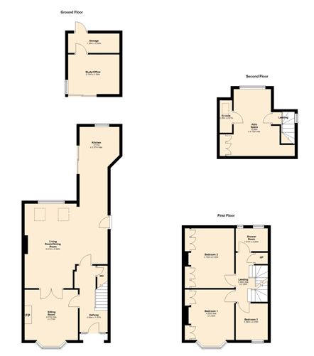 Floor plan — 43 Mount Prospect Grove, Clontarf, Dublin 3