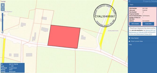 1.21 Acres Dunganstown, Delvin, Westmeath