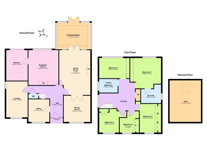 Floor plan — 46 Grange Road, Rathfarnham, Dublin 14