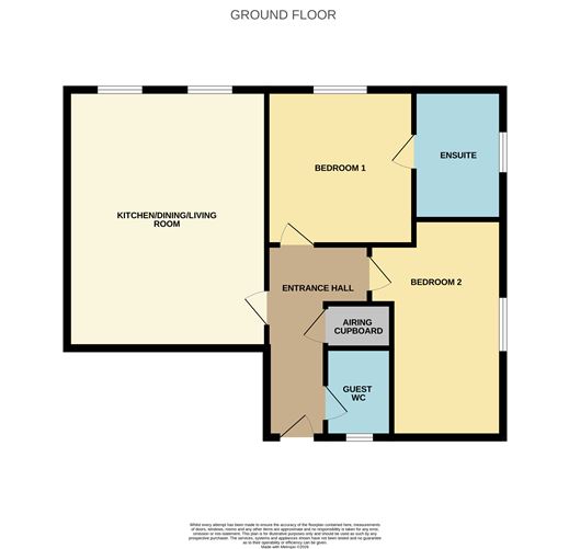Floor plan — 2 The Mill Race, Macswiney Quay, Bandon, Cork