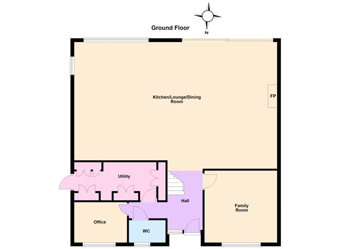 Floor plan — 6 Dodder Park Grove, Rathfarnham, Dublin 14