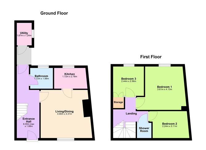 Floor plan — 78 Ascal A Haon, Yellowbatter, Drogheda, Louth