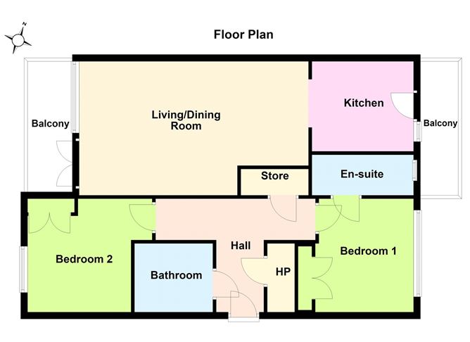 Floor plan — 29 Rosanule, Phoenix Park Racecourse, Dublin 15