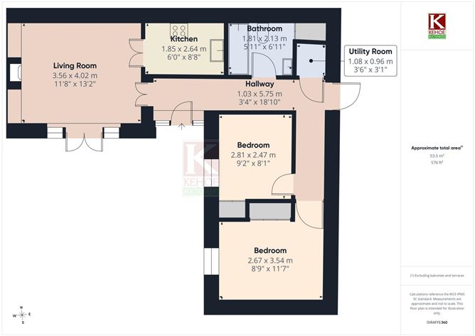 Floor plan — 12 Cathedral Close, Tullow Street, Carlow, County Carlow
